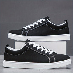 Men's Lace-up Sneakers Skate Shoes Breathable Walking Shoes
