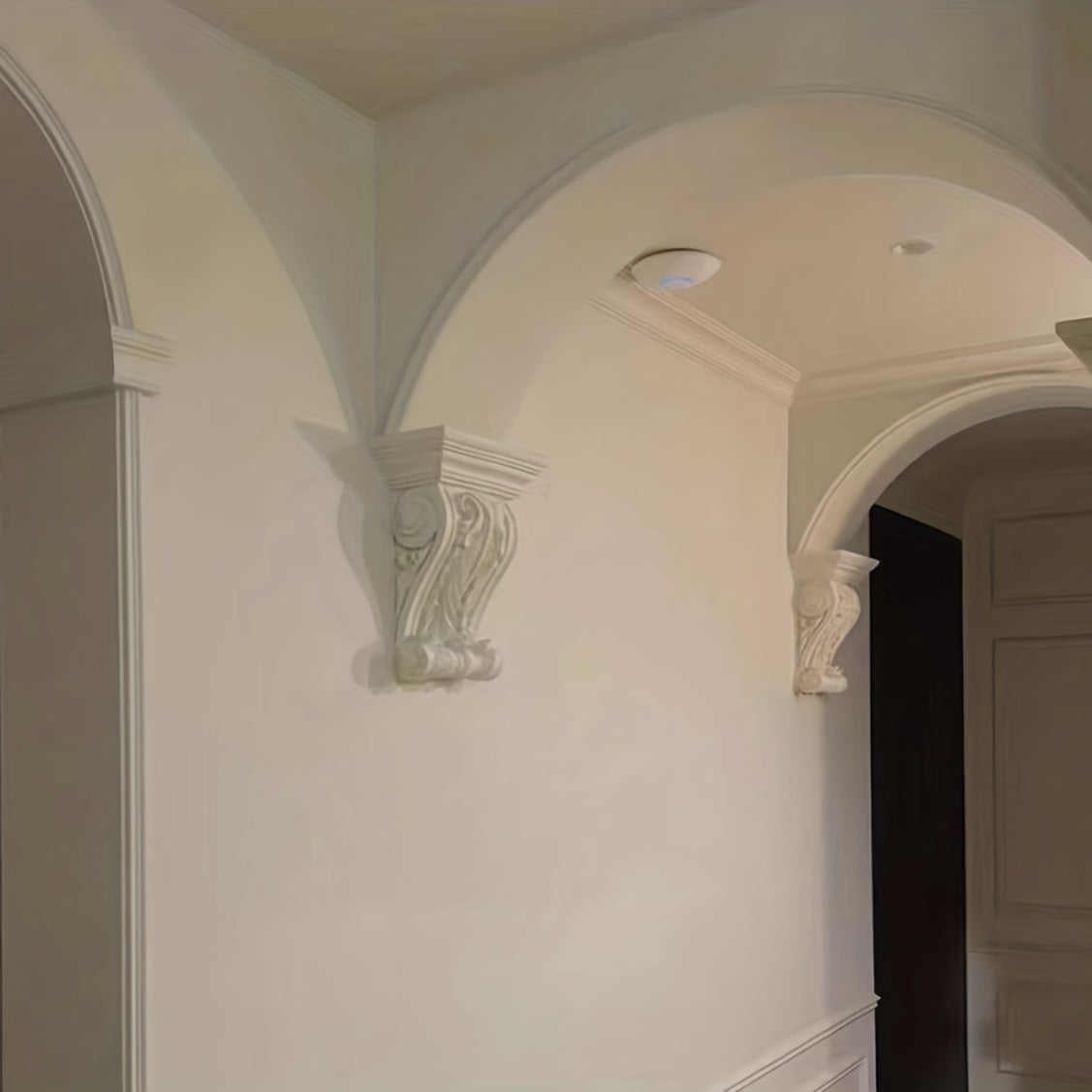 European PU Beam Joist Head Column Decoration Elephant Trunk Plaster Line