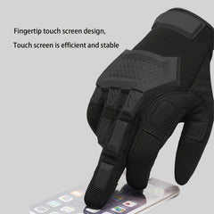 Men's Outdoor Training Touch Screen Vibration Absorption Gloves