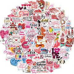 100pcs Sweet Series Ins Style Cartoon Stickers For Notebook