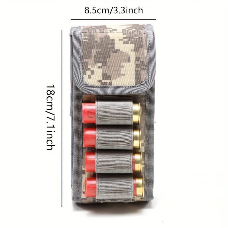 16 Rounds Shotgun Nylon Accessory Bag for Belt Waistband 12G Magazine Pouch