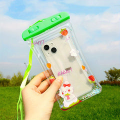 Cartoon Phone Waterproof Bag Airbag Float Touchable Screen Protection