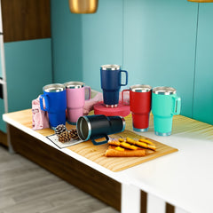 Outdoor Sports Insulated Water Cup Large Capacity With Handle