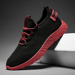 Men's Breathable Woven Running Shoes - Outdoor Sneakers