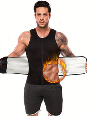 Men's Neoprene Sauna Belt Waist Trainer for Workout Weight Loss