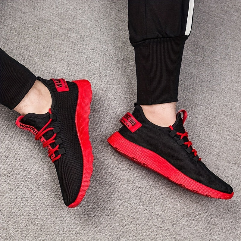 Men's Knitted Lightweight Running Shoes Spring Summer