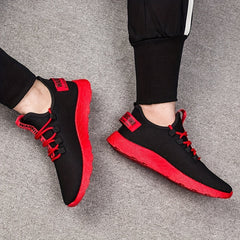 Men's Knitted Lightweight Running Shoes Spring Summer