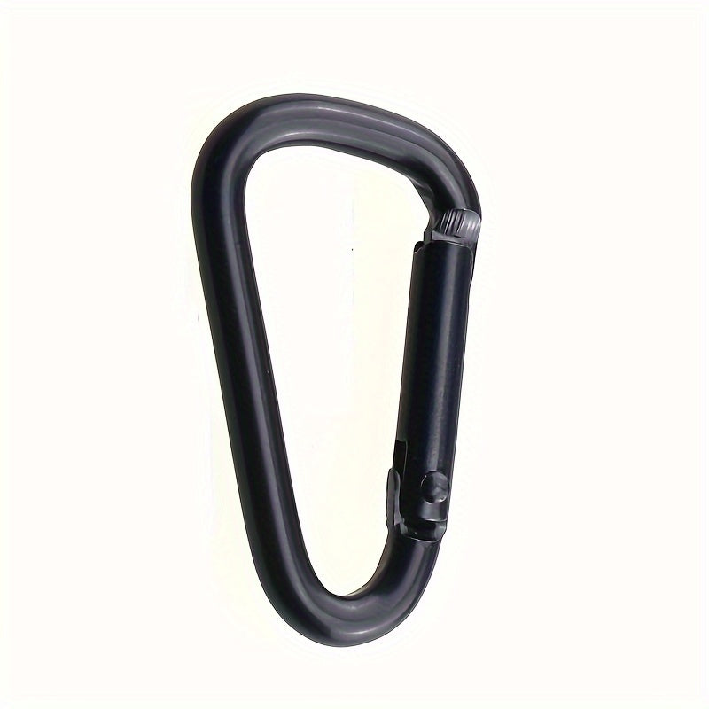 6pcs D Ring Keychain Clip Aluminum Alloy Snap Hook Buckle Keyring