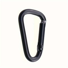 6pcs D Ring Keychain Clip Aluminum Alloy Snap Hook Buckle Keyring