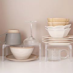 Transparent Multifunctional Shelf Modern Storage Rack For Home