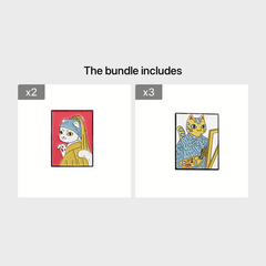 Cute Cartoon Cat Brooch for Kids - Fashionable Accessory