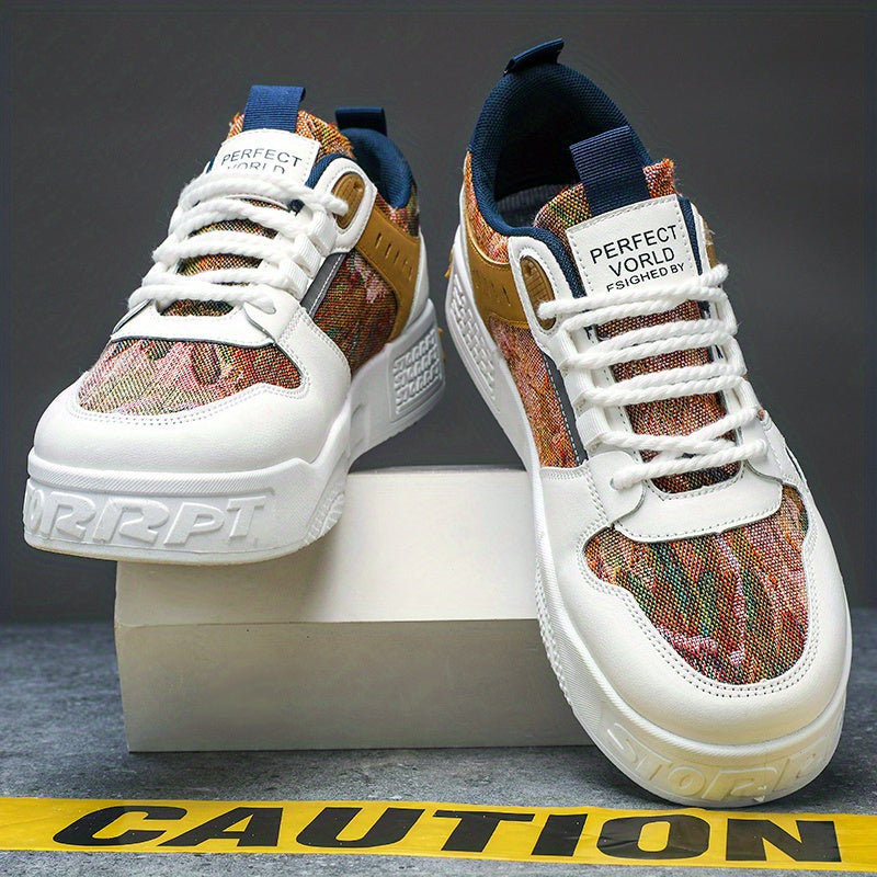 Men's High-Traction Skate Shoes Breathable Sneakers