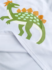 Boys Cartoon Dinosaurs Print Swimming Suit Set