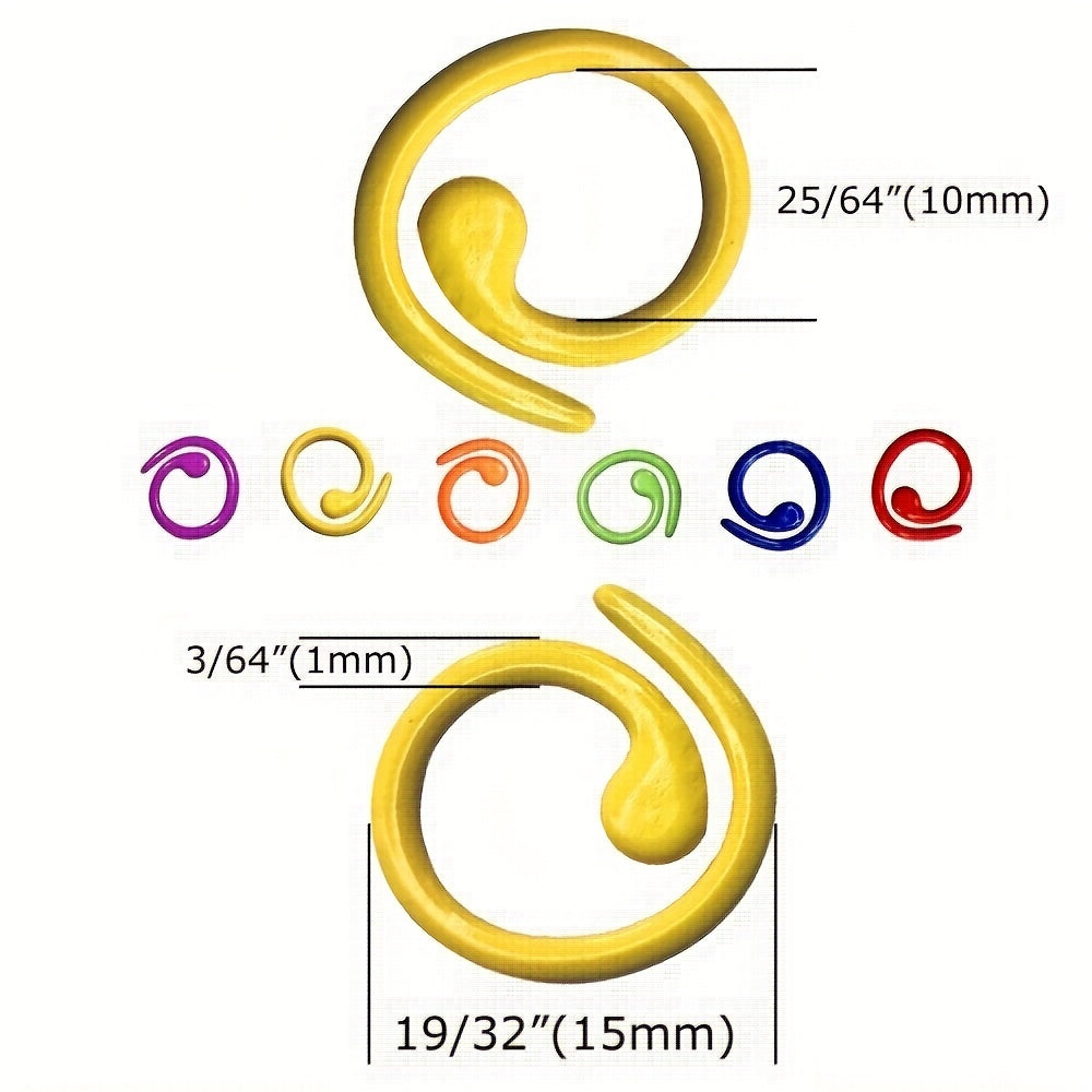 60pcs Knitted Mark Opening Ring Crochet Stitch Mark Braided Knitting Sewing Mark