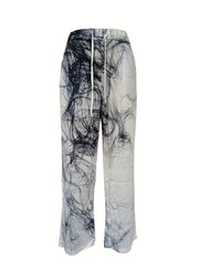 Men's Hippie Straight Pants Loose Casual Outdoor Trousers