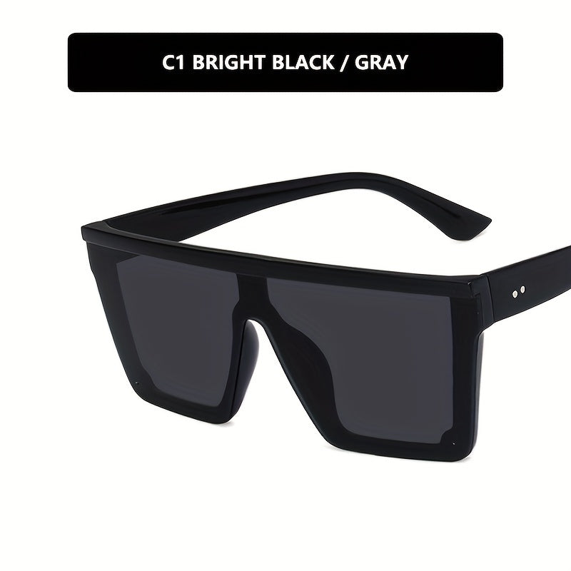 Men's Large Frame One Piece Sunglasses