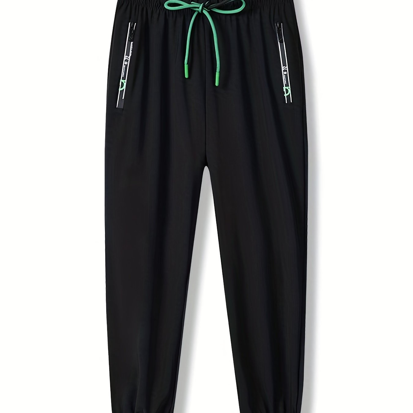 Boys Letter Graphic Quick drying Trousers Drawstring Waist Thin Casual Sport Jog