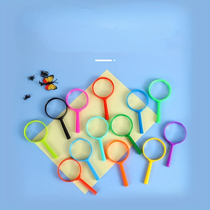 Colorful Kids Handheld Mini Magnifier 25mm Portable