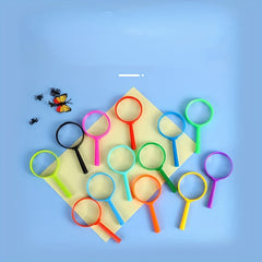 Colorful Kids Handheld Mini Magnifier 25mm Portable