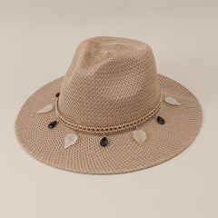 Summer Straw Hat Outdoor Sun Hat Casual Top Hat Travel Jazz Hat