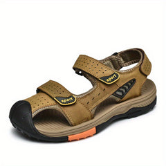 Men's Hollow Out Platform Sandals Outdoor Closed Toe Anti skid Sandals