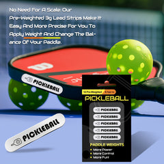 Lead Tape Weighted Bars for Pickleball Golf Tennis Racket