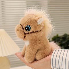 Adorable Stuffed Horse Toy with Expressive Eyes & Cuddly Gift