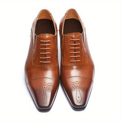 Men's Square Toe Oxford Shoes Non Slip Dress Shoes