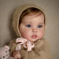 NPK 20" Fabric Body Doll with 3D Skin, Painting, Visi