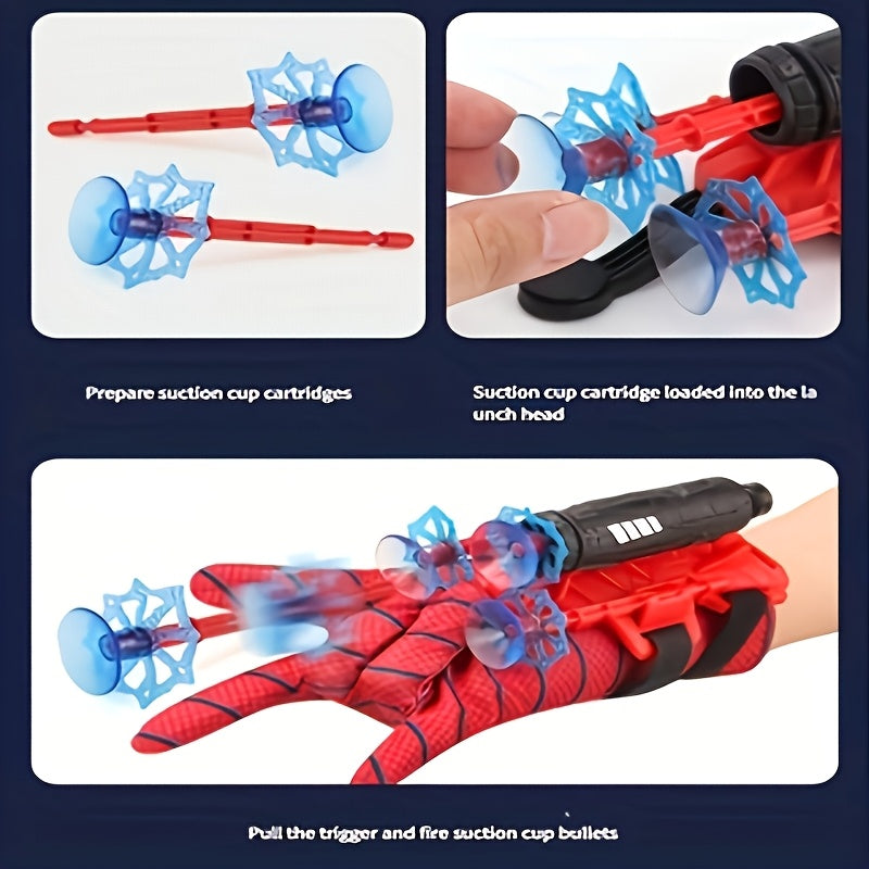 Spider Launcher - Rope Spitting Spider Toy for Outdoor Parties