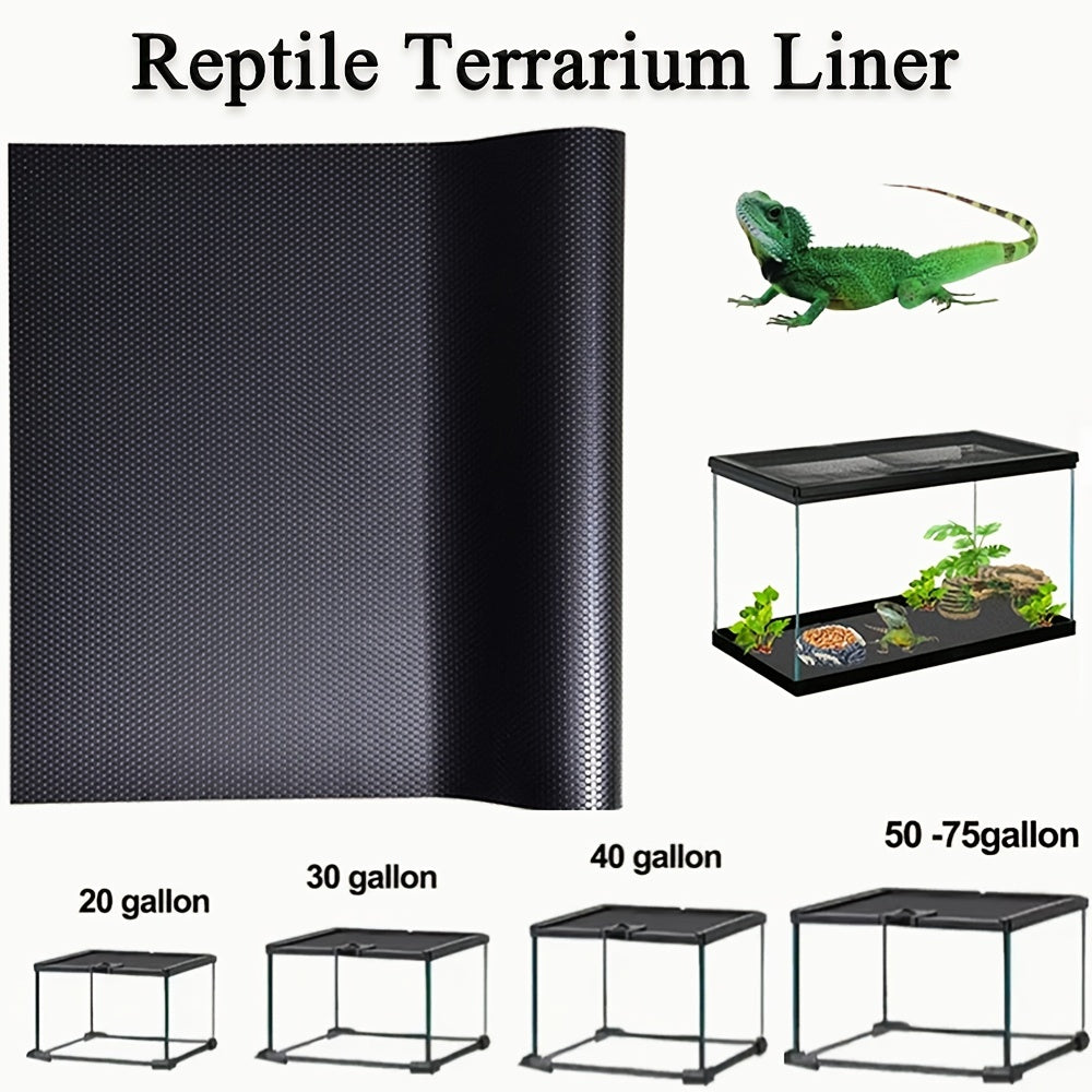 1pc Reptile Terrarium Liner Easy to Clean Textured Surfaces Prevent Slipping