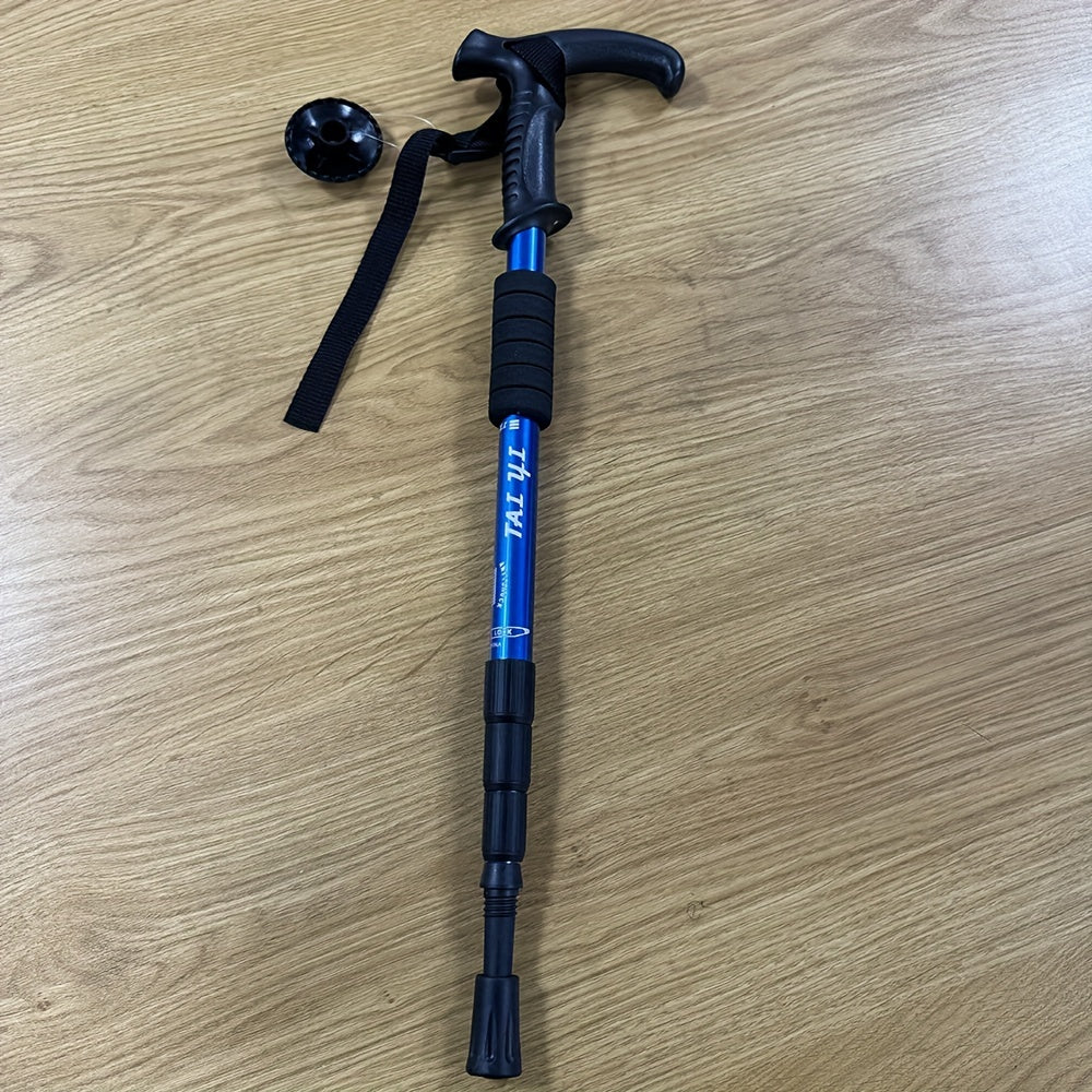 4 Section Portable Outdoor Folding Trekking Pole Walking Hiking Stick