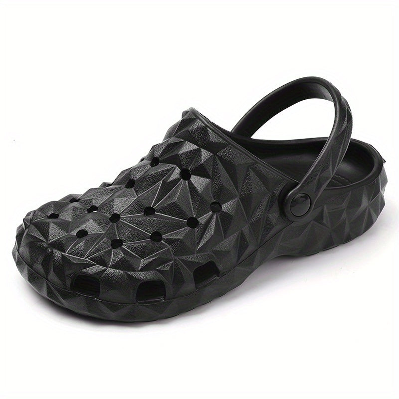 Men's Flag Pattern Slip On Platform Clogs