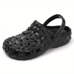 Men's Flag Pattern Slip On Platform Clogs
