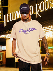 Men's Basketball Graphic T Shirt for Hip Hop Style