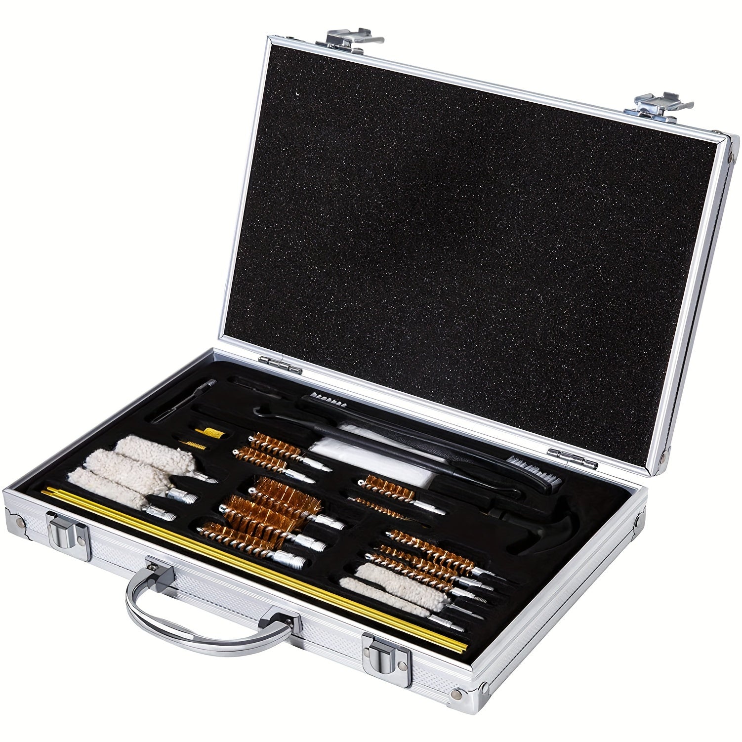 25pcs GK08 Copper Wire Brush Set Aluminum Box Heavy Duty Cleaning Tool