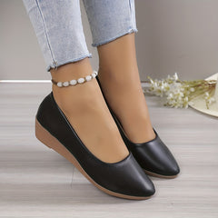 Women's Comfy Slip On Wedge Shoes Lightweight Soft Sole
