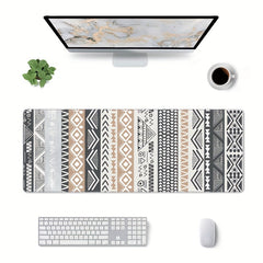 Boho Large Mouse Pad Office Desk Accessory Geometric Art