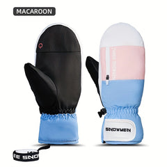 Winter Windproof Outdoor Gloves Waterproof Plush Gloves Touchscreen