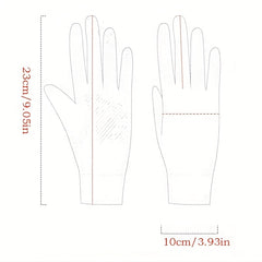 Breathable Non Slip Motorcycle Riding Gloves with Touch Screen - 1 Pair
