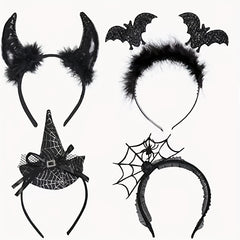 Halloween Bat Headwear Spider Horn Hairband