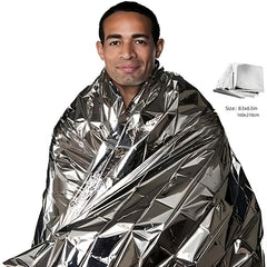 Emergency Blanket for Earthquake & Survival - Keep Warm & Dry Outdoors