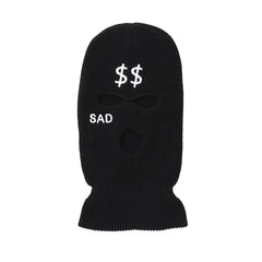 Embroidered Ski Mask for Outdoor Skiing and Walking
