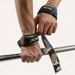 2pcs Sports Hand Grip Straps Weight Lifting Wrist Band for Pull Up Exercises