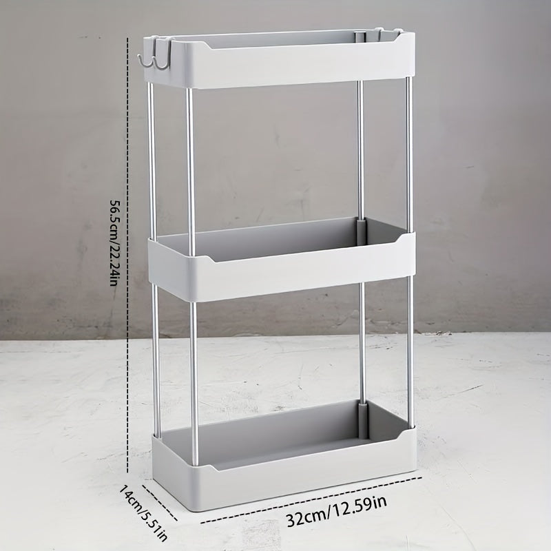 Bathroom Toilet Storage Rack Cosmetics Storage Three Layer