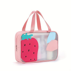 Beach Tote Bag with Wet Dry Separation for Sports Fitness and Cosmetics
