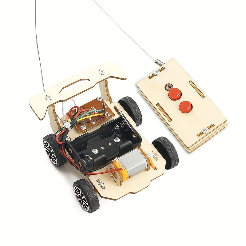 DIY Remote Control Car Kit Educational Science Toy for Kids 6 Years+