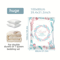5pcs Vacuum Compression Storage Bag for Clothes Blankets Shirts