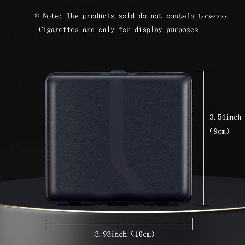 Clear Plastic Cigarette Box Pair Opening Portable Gift