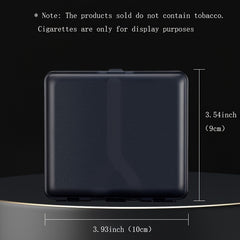 Clear Plastic Cigarette Box Pair Opening Portable Gift